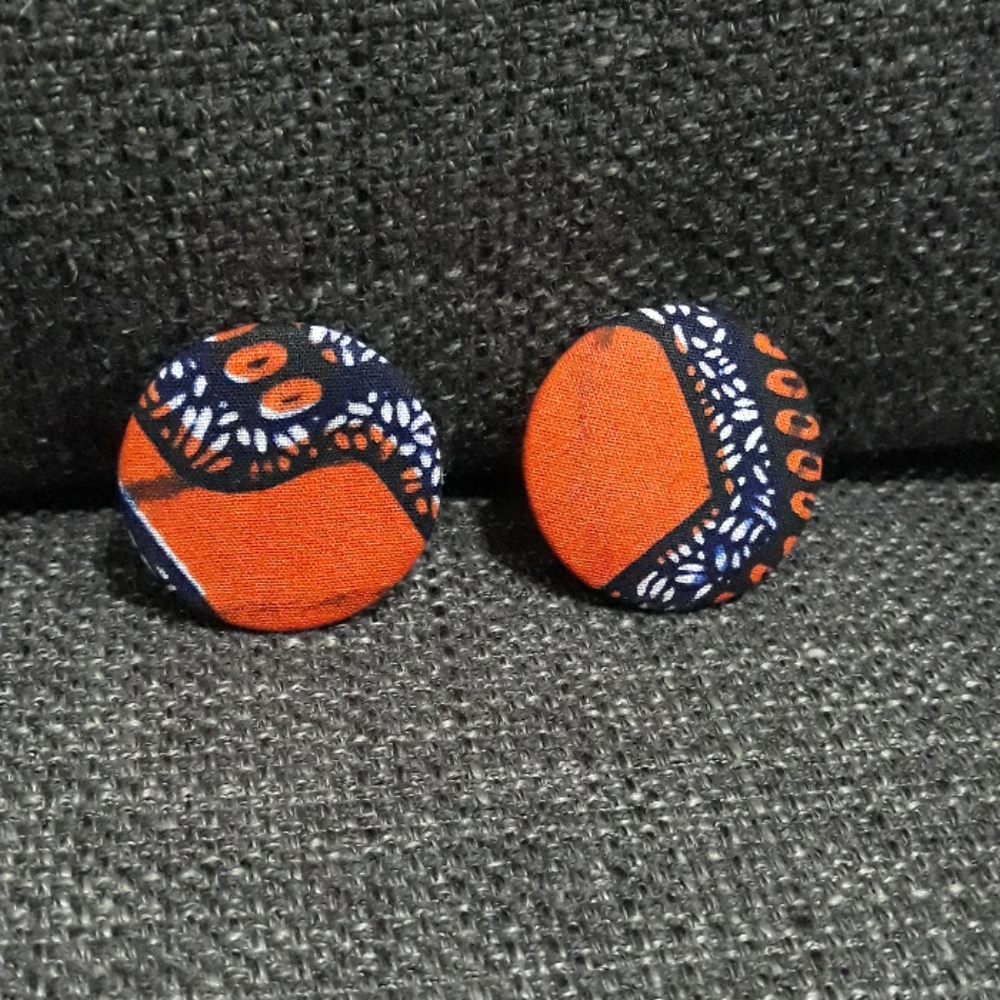 African print earring - Picture 1 of 1